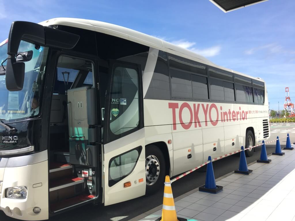 東京インテリア大阪本店の無料送迎バス