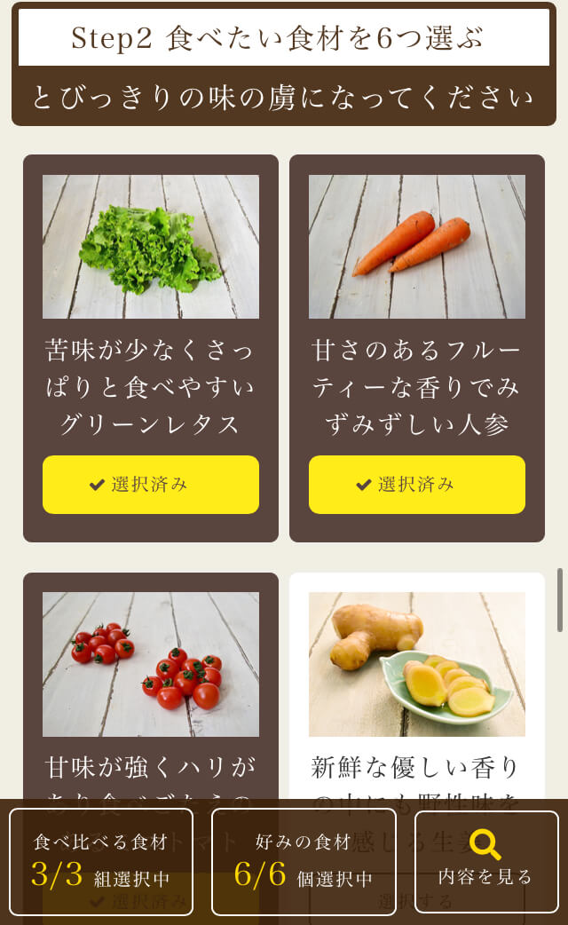 食材・野菜宅配ココノミのお試しセット申し込み画面